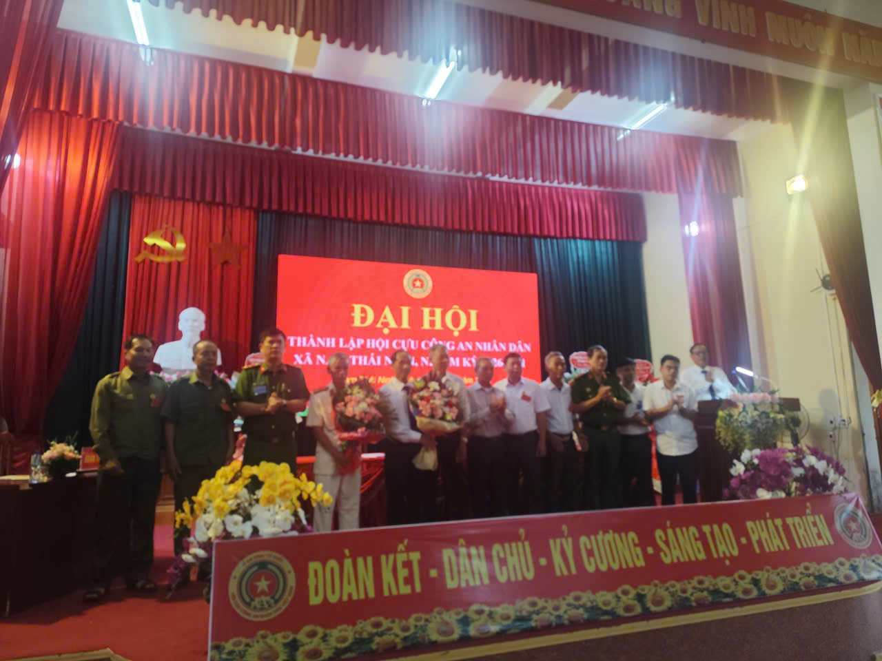 Công an xã Nam Thái Ninh phối hợp tổ chức Đại hội thành lập Hội Cựu Công an nhân dân xã, nhiệm kỳ 2026 - 2031