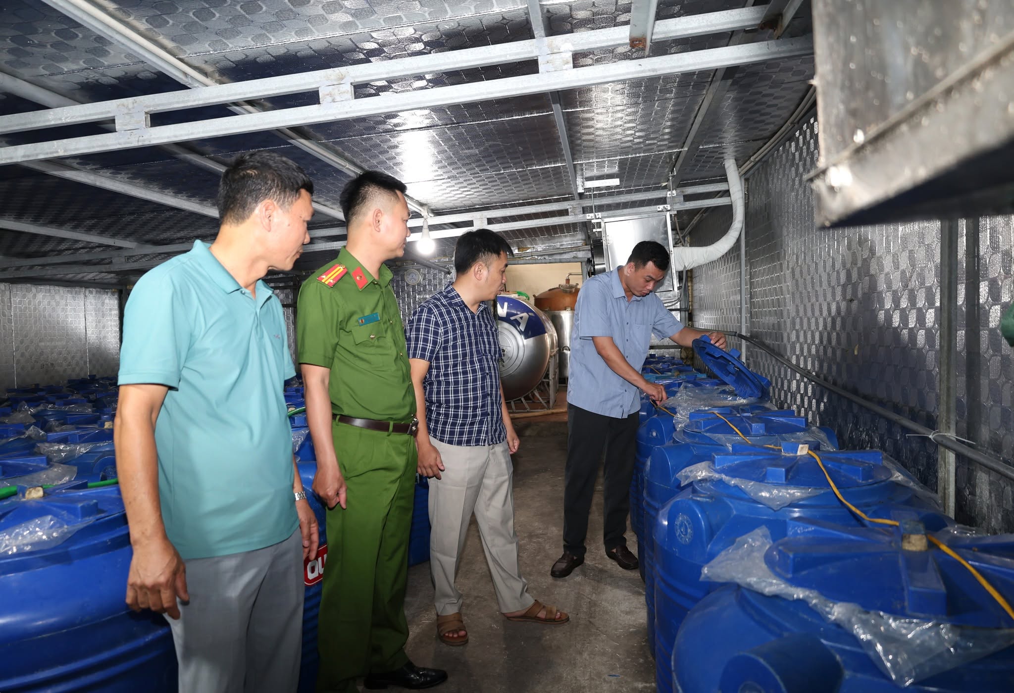 Công an xã Nghĩa Dân phối hợp kiểm tra an toàn thực phẩm tại trường học và dịp Tết Trung thu năm 2026