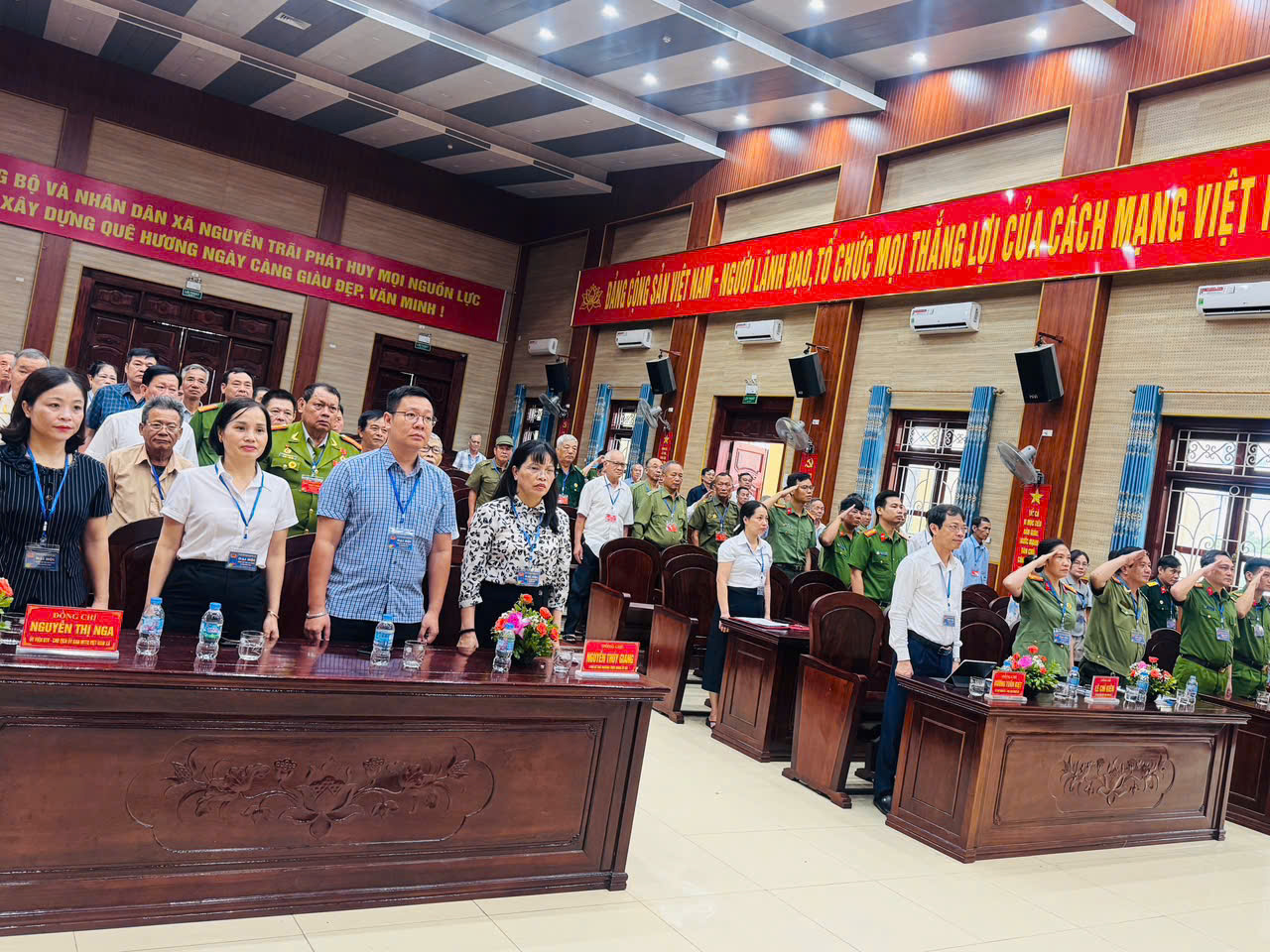 Công an xã Nguyễn Trãi phối hợp tổ chức thành công Đại hội thành lập Hội Cựu Công an nhân dân nhiệm kỳ 2026 - 2031
