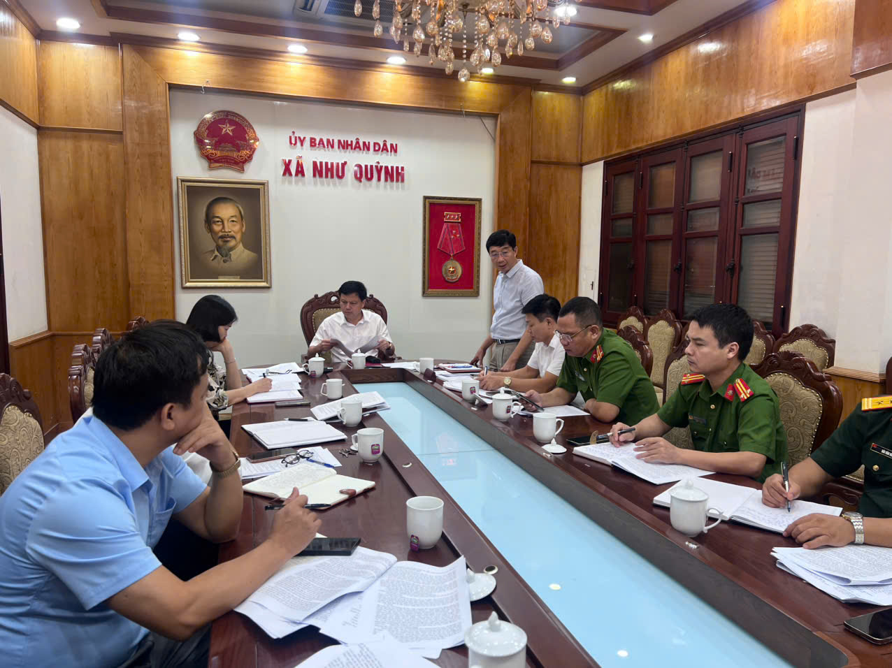 Công an xã Như Quỳnh phát huy vai trò nòng cốt tham mưu cấp ủy, chính quyền huy động sức mạnh toàn dân triển khai hiệu quả Đề án 06