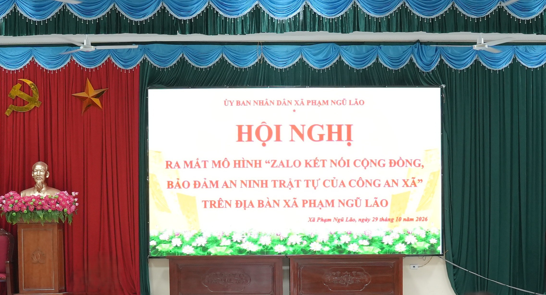 Xã Phạm Ngũ Lão tổ chức Hội nghị ra mắt mô hình “Zalo kết nối cộng đồng, bảo đảm an ninh trật tự”