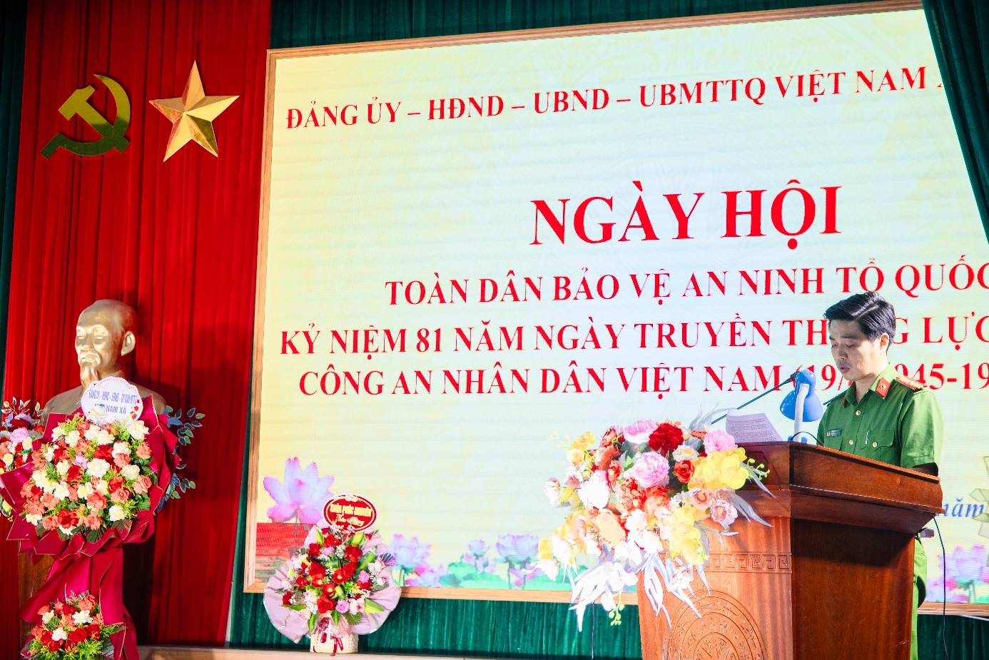 Công an xã Tân Tiến tham mưu tổ chức thành công Ngày hội toàn dân bảo vệ an ninh Tổ quốc năm 2026 và Kỷ niệm 81 năm Ngày truyền thống lực lượng Công an nhân dân