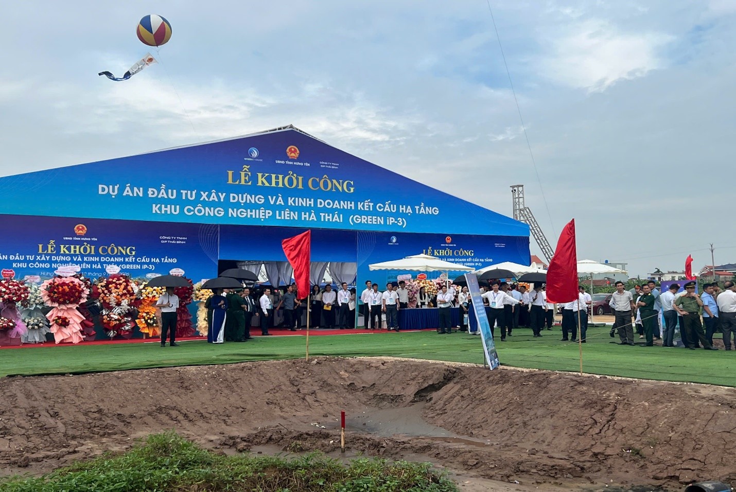Công an xã Thái Ninh phối hợp bảo đảm an ninh trật tự,Lễ khởi công dự án đầu tư xây dựng và kinh doanh kết cấu hạ tầng Khu công nghiệp Liên Hà Thái (GREEN iP-3)