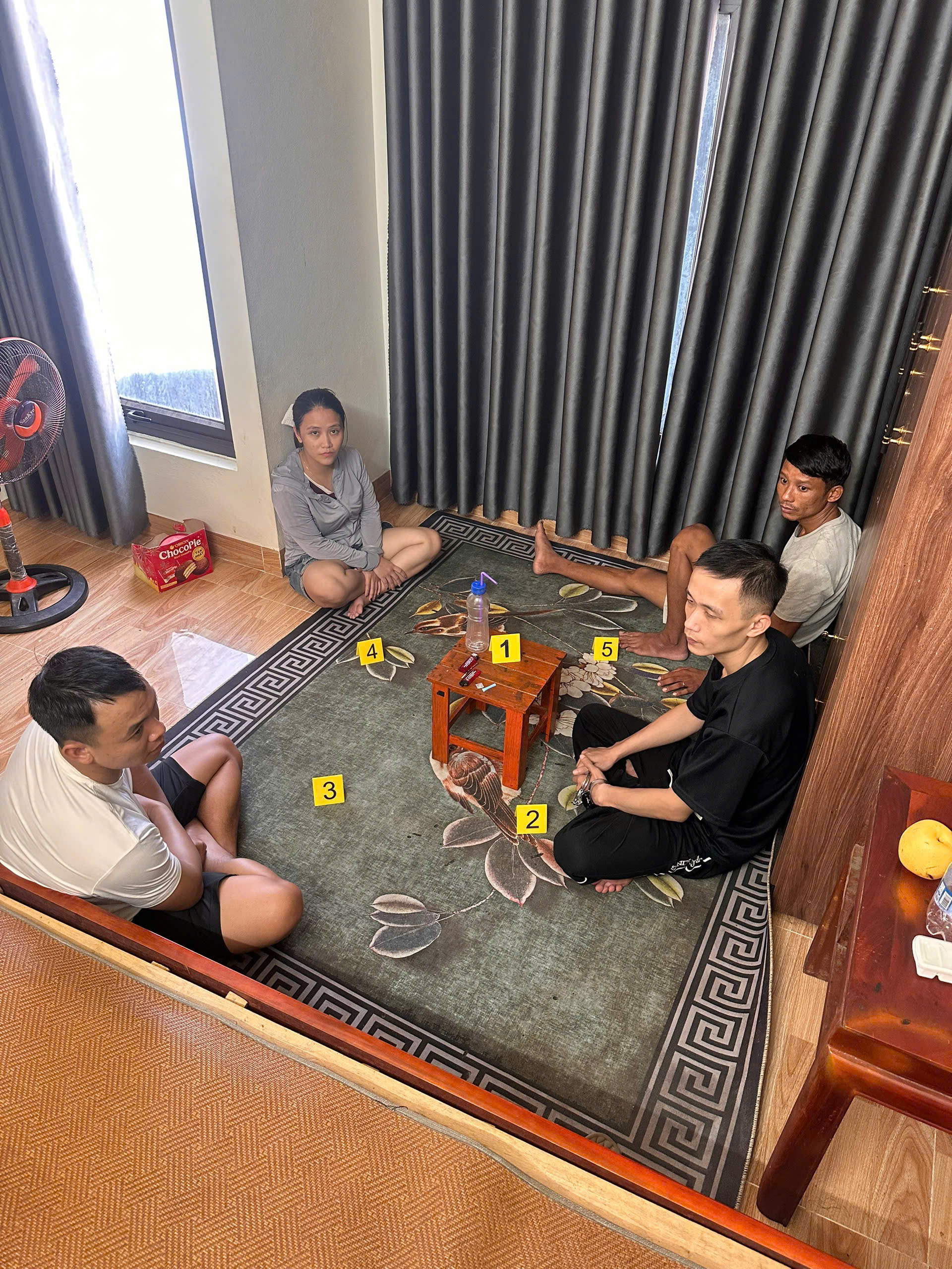 Công an xã Thái Thụy triệt xóa điểm tụ tập, tổ chức sử dụng trái phép chất ma túy