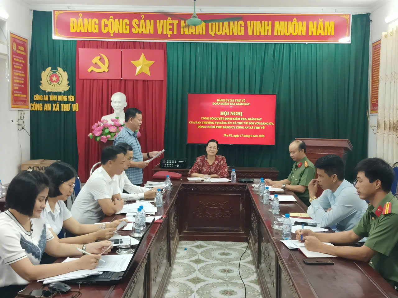 Đảng bộ Công an xã Thư Vũ làm tốt vai trò thường trực trong công tác tham mưu, lãnh đạo, chỉ đạo thực hiện Nghị quyết số 57-NQ/TW, ngày 22/12/2024 của Bộ Chính trị