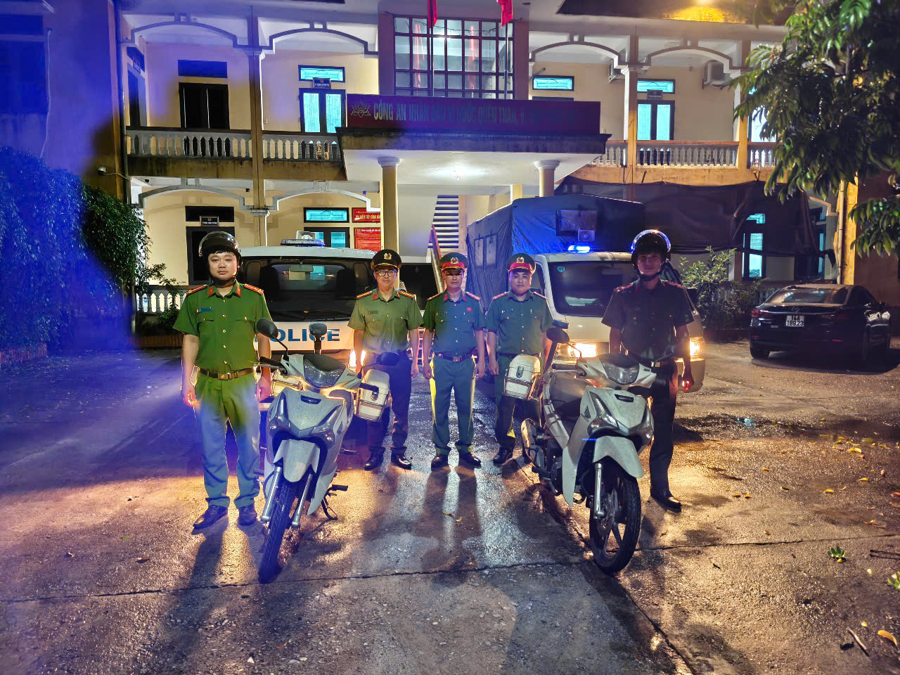 CÔNG AN XÃ THỤY ANH TĂNG CƯỜNG TUẦN TRA, KIỂM SOÁT, BẢO ĐẢM AN NINH, TRẬT TỰ DỊP LỄ QUỐC KHÁNH 02/09/2026