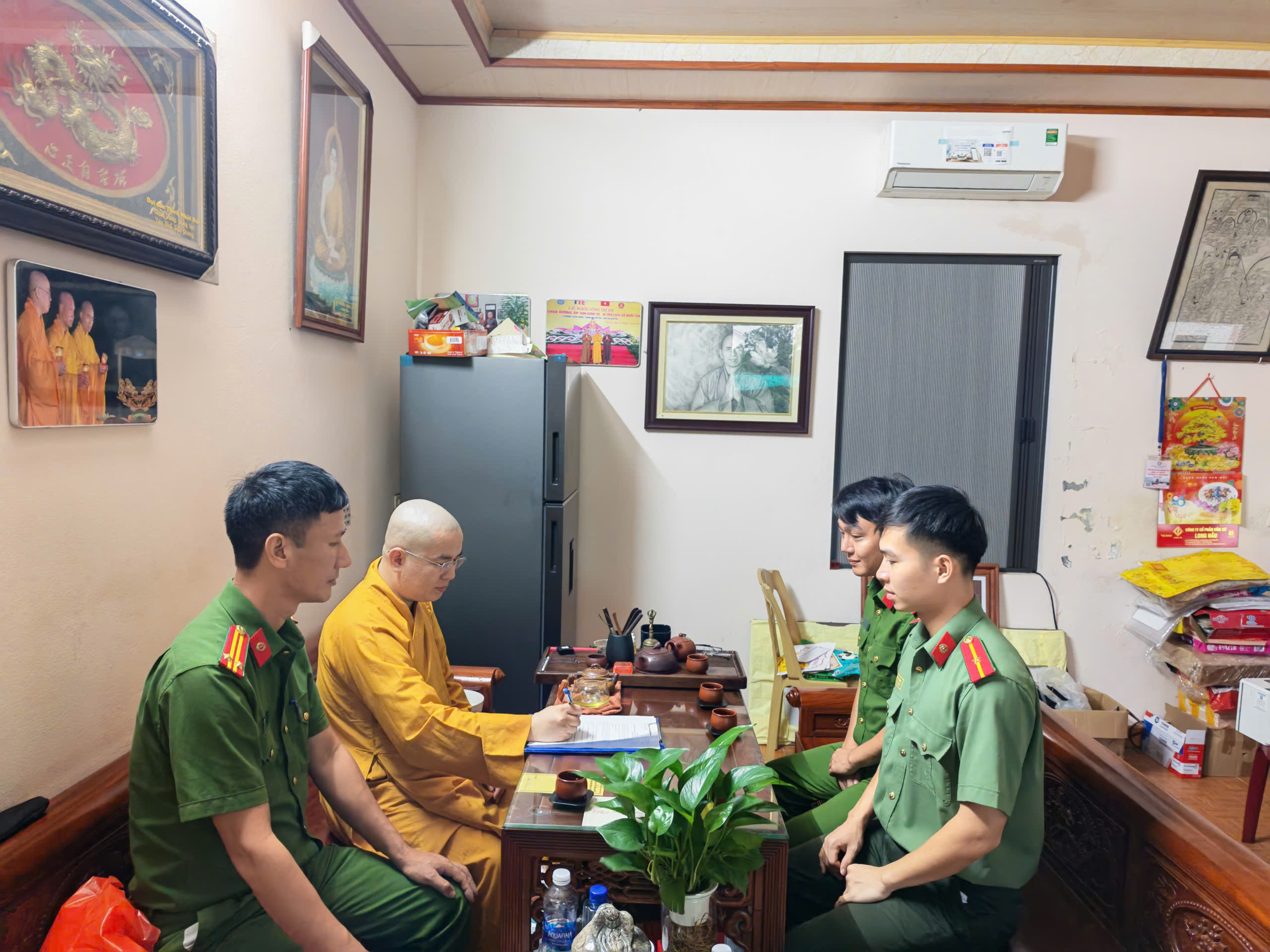 Công an xã Tiền Hải chủ động nắm tình hình, bảo đảm an ninh, trật tự Đại Lễ Vu Lan năm 2026 trên địa bàn