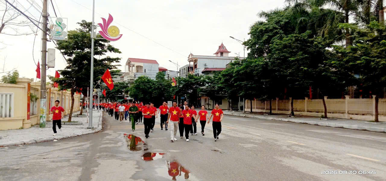 Xã Tiền Hải hòa nhịp bước chân 