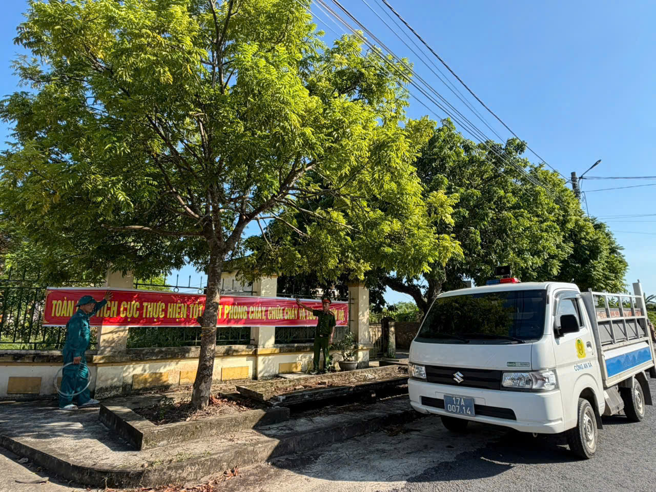 Công an xã Tiên Hưng tăng cường tuyên truyền pháp luật về phòng cháy, chữa cháy và cứu nạn, cứu hộ trên địa bàn