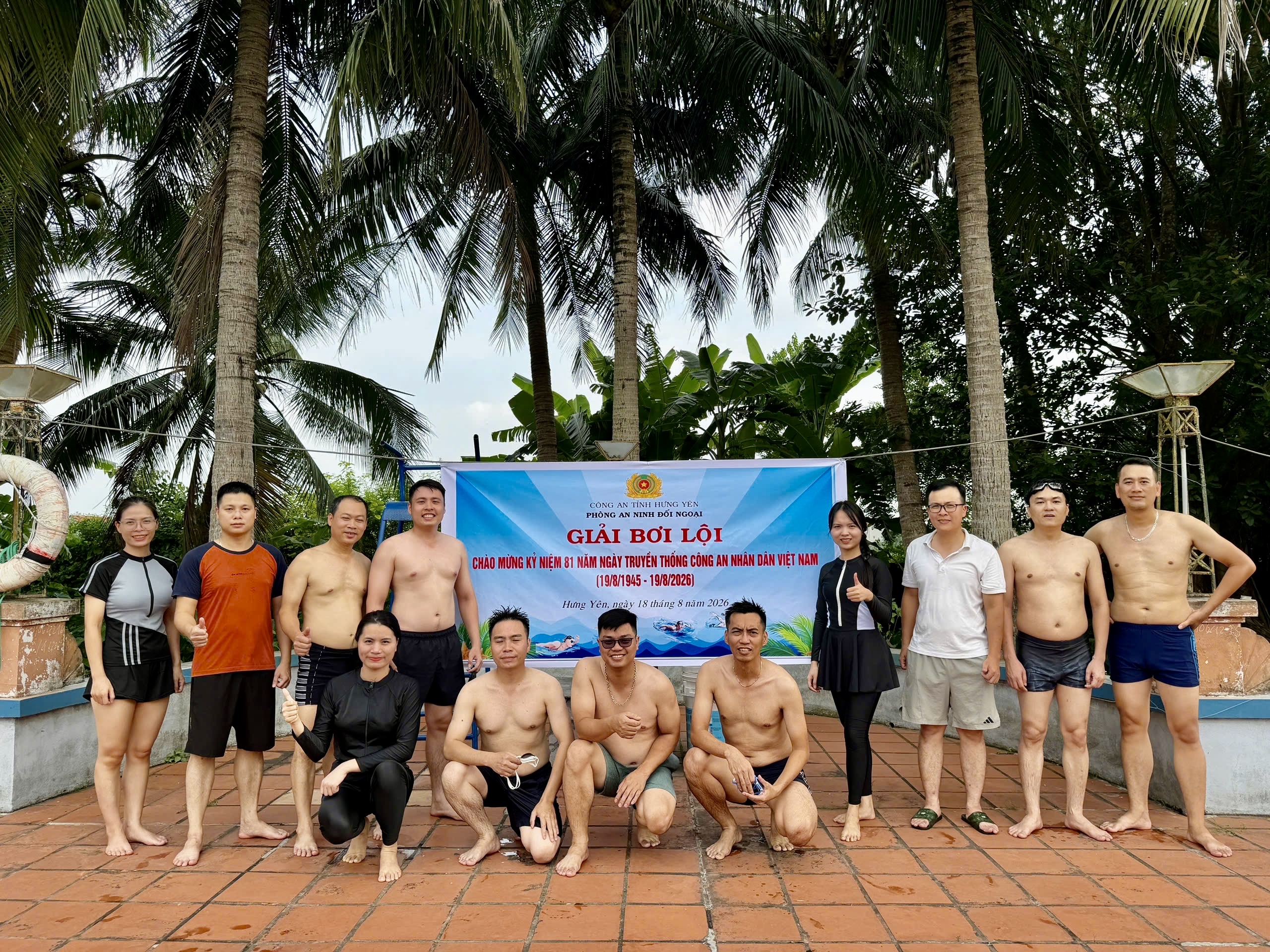 Phòng An ninh đối ngoại sôi nổi tổ chức giải bơi lội chào mừng 81 năm Ngày truyền thống lực lượng Công an nhân dân (19/8/1945-19/8/2026)