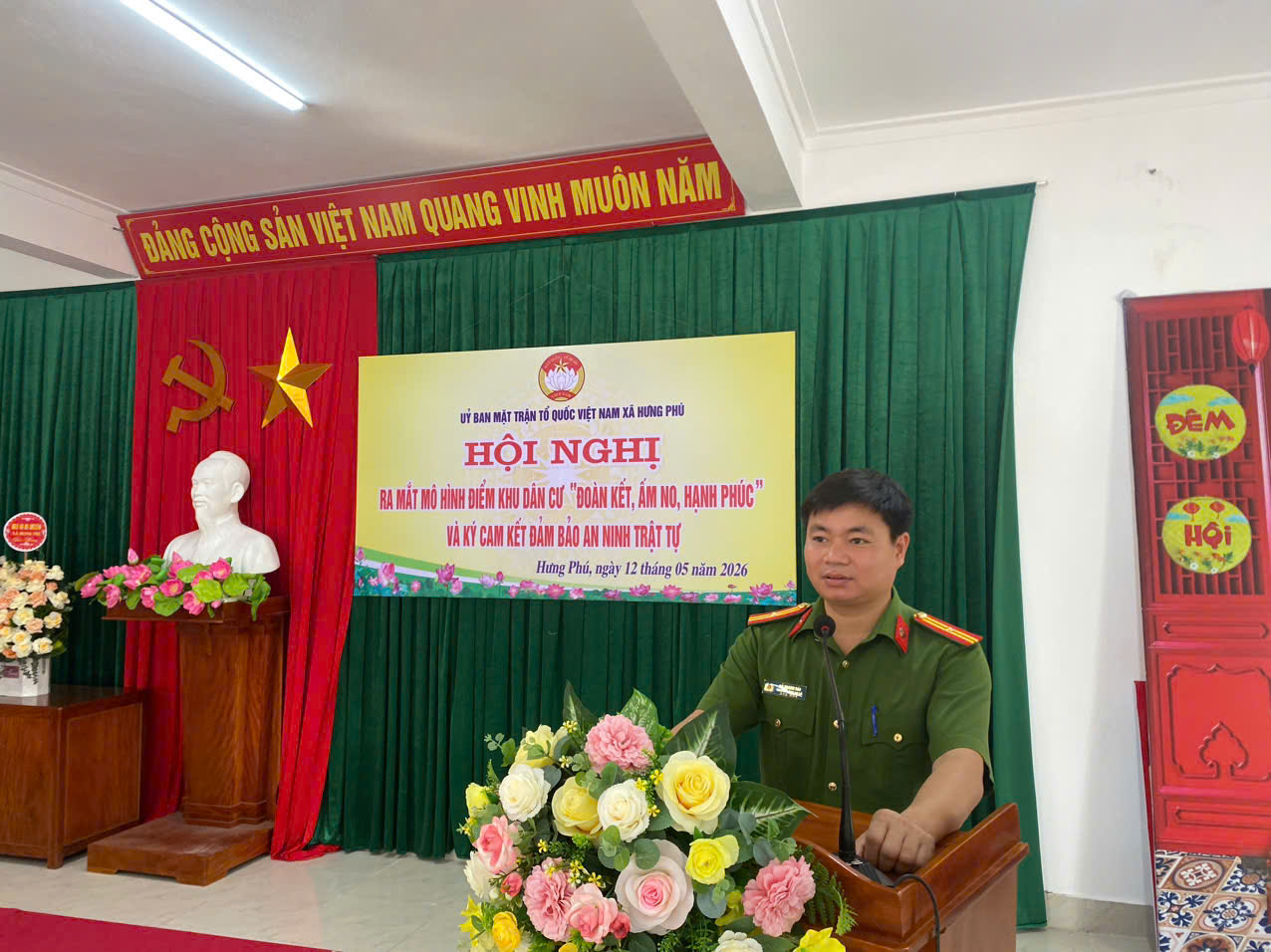 Công an xã Hưng Phú: Lấy hiệu quả phục vụ đập tan mọi luận điệu xuyên tạc về phong trào thi đua “Ba nhất”