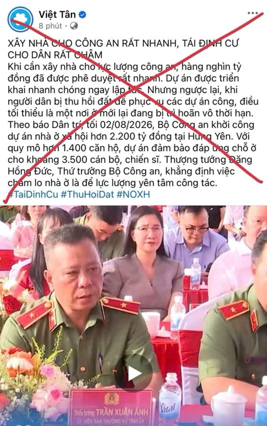 Cảnh giác trước những luận điệu xuyên tạc về chính sách xã hội, nhà ở cho lực lượng vũ trang