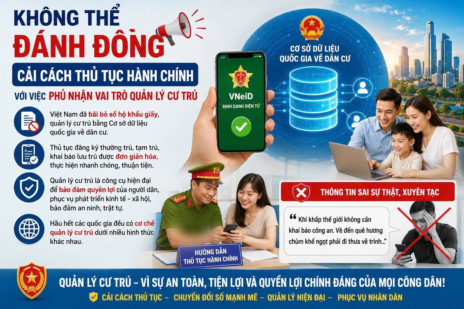Công an xã Bắc Đông Hưng: Thông báo lưu trú không phải là “xin phép” đón khách qua đêm