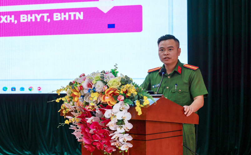 Công an tỉnh Hưng Yên tuyên truyền, phổ biến pháp luật về bảo hiểm, chủ động phòng ngừa vi phạm trong doanh nghiệp