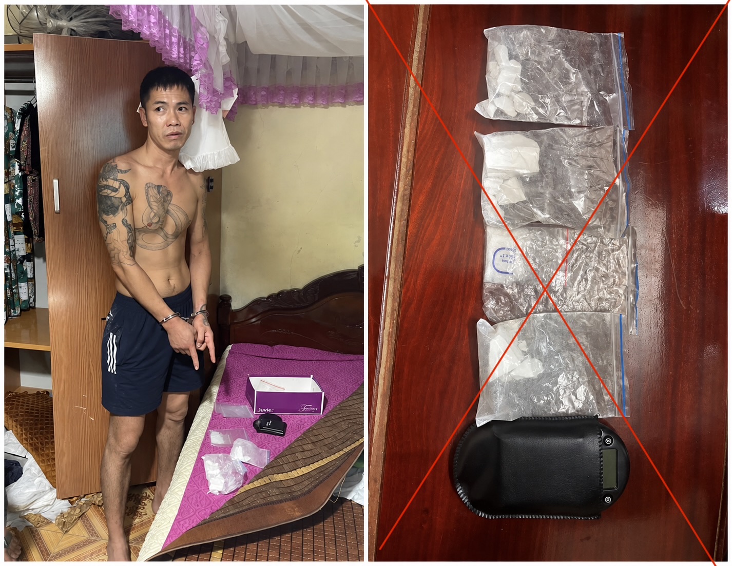 Phòng Cảnh sát điều tra tội phạm về ma tuý khởi tố nhóm đối tượng mua bán trái phép chất ma tuý với số tiền lên đến 85 triệu đồng