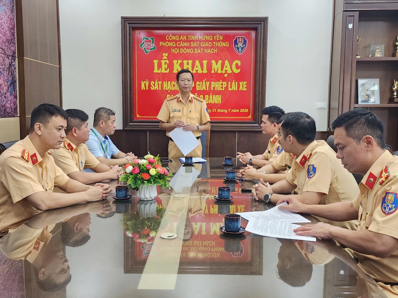 Phòng Cảnh sát giao thông, Công an tỉnh Hưng Yên nâng cao chất lượng sát hạch lái xe, chú trọng kỹ năng lái xe trên đường thực chất
