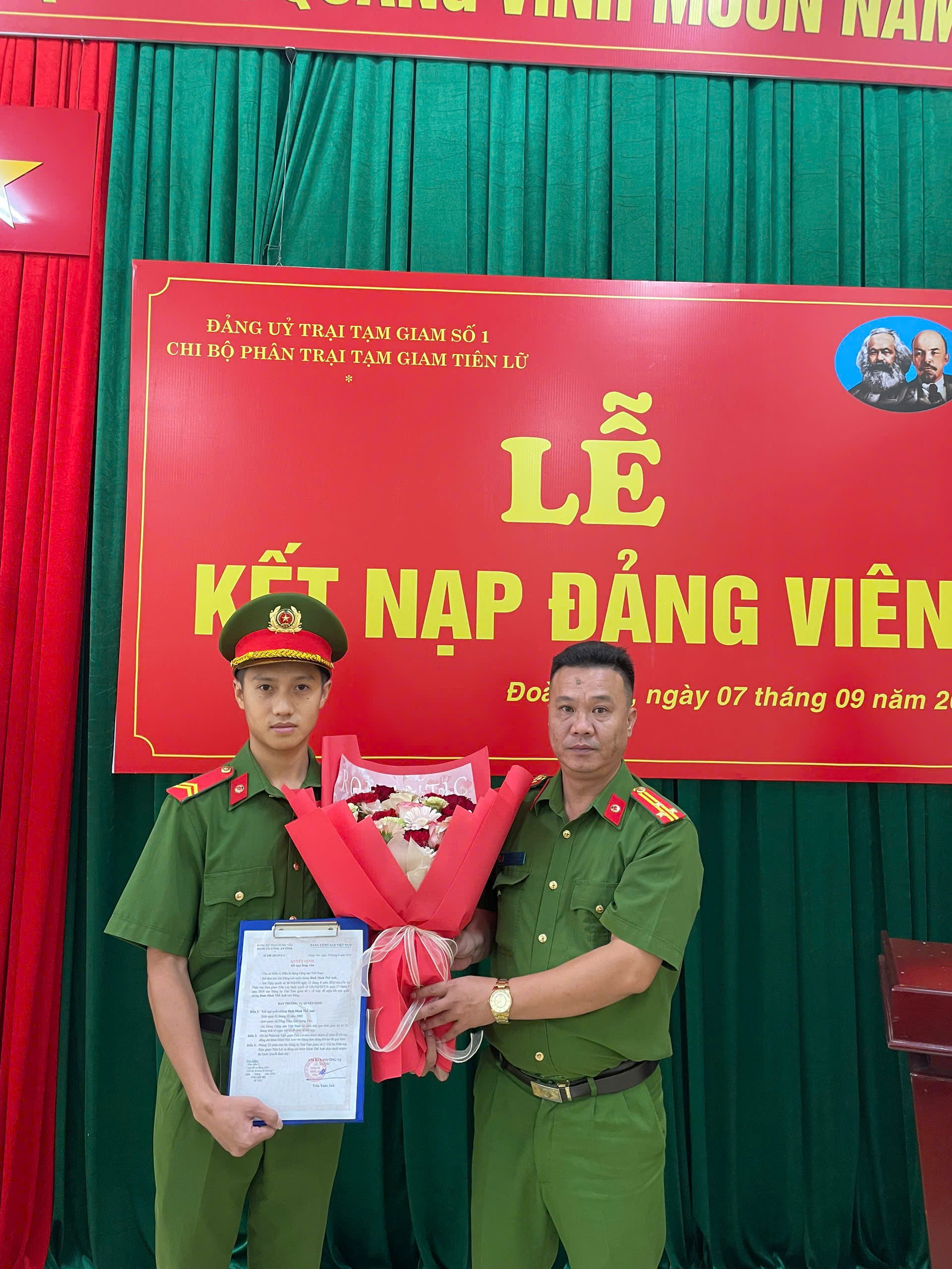 Chú trọng tạo nguồn, bồi dưỡng quần chúng ưu tú tại Phân trại tạm giam Tiên Lữ