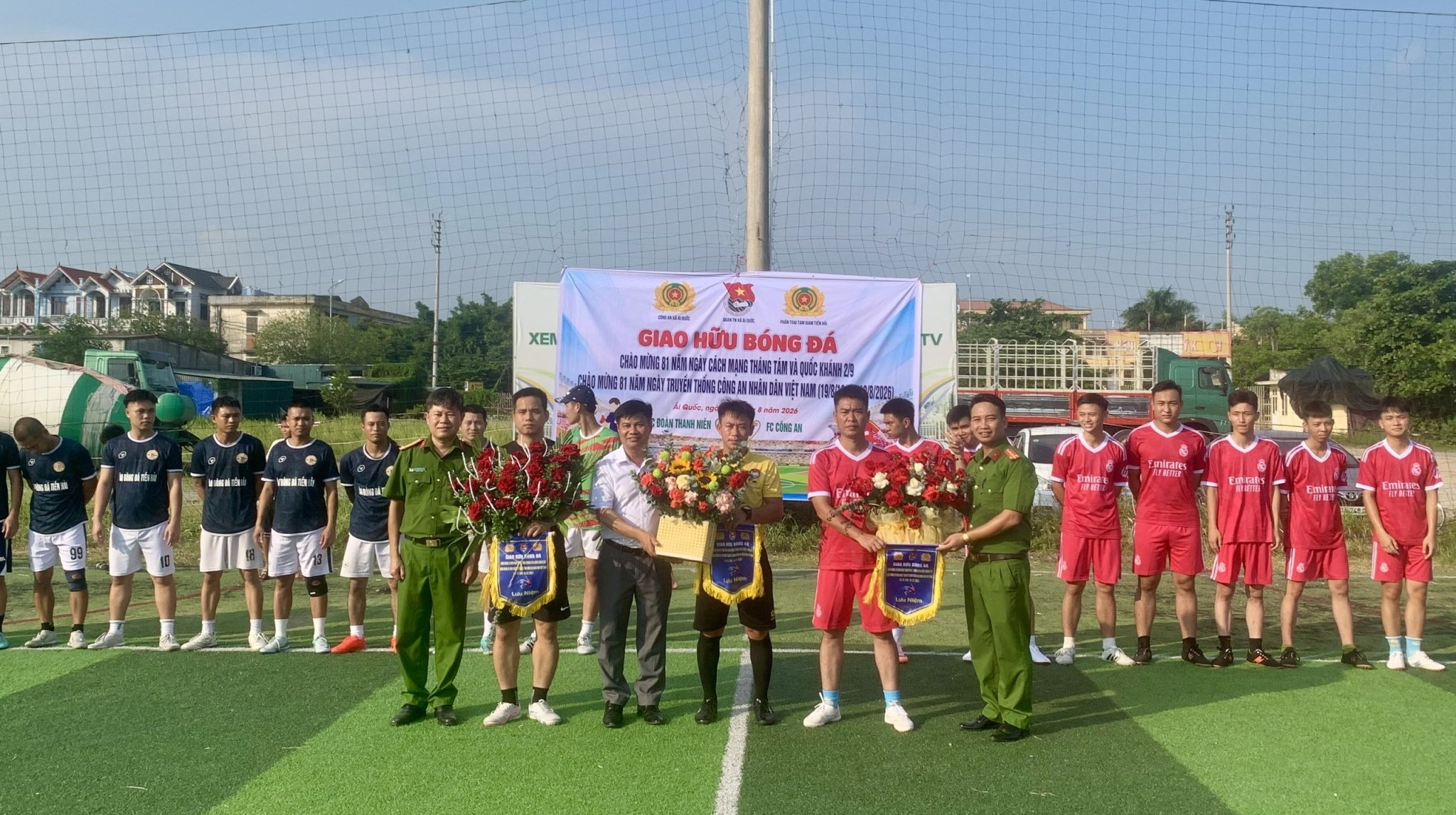 Phân trại tạm giam Tiền Hải – Trại tạm giam số 2 phối hợp tổ chức hoạt động thể thao hướng tới kỷ niệm 81 năm Cách mạng tháng Tám, Quốc khánh 2/9 và ngày truyền thống Công an nhân dân