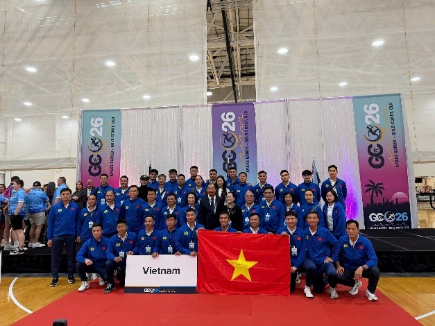 Đồng chí Thượng tá Nguyễn Thị Hạnh, Phó Trưởng phòng Hậu cần, Công an tỉnh Hưng Yên đạt được thành tích nổi trội tại APES Games 2026