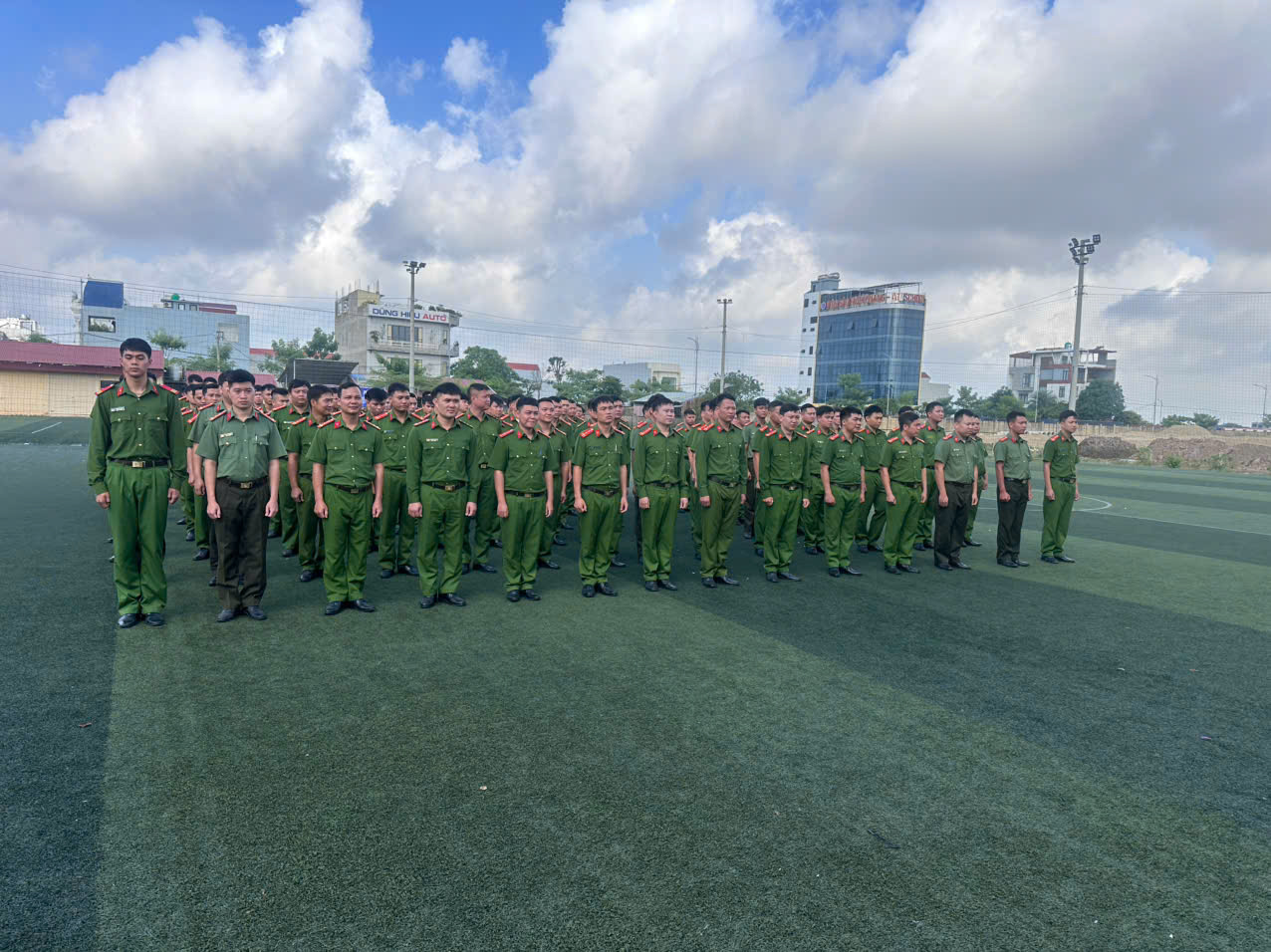 Nghiệm thu tập huấn quân sự, võ thuật các Đại đội 1; 2; 3 Trung đoàn Cảnh sát cơ động Dự bị chiến đấu Công an tỉnh Hưng Yên năm 2026