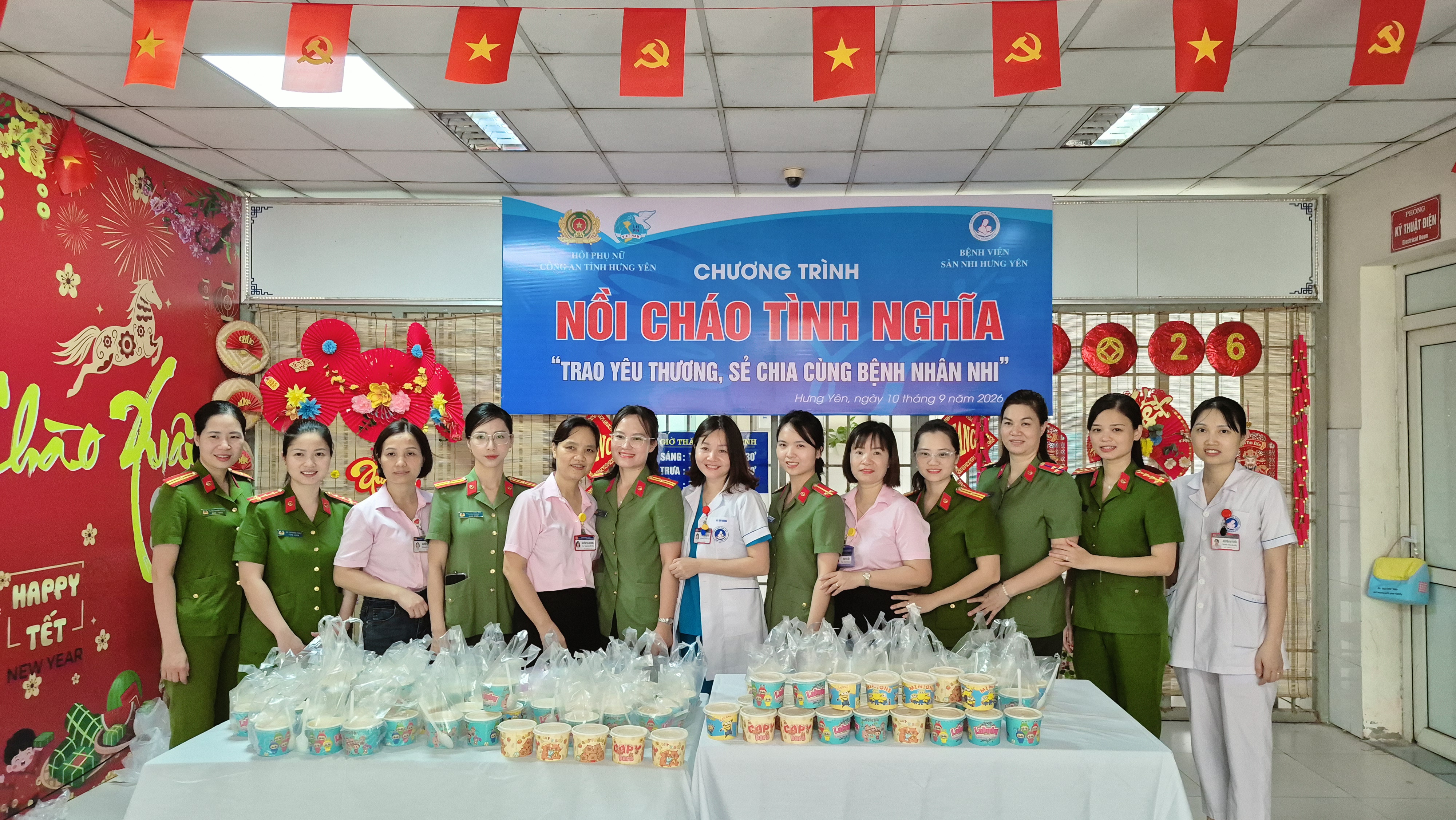 Trao yêu thương, sẻ chia cùng bệnh nhi tại Bệnh viện Sản nhi Hưng Yên