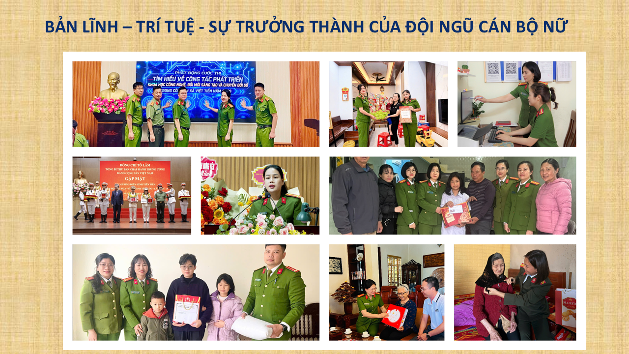 Nữ cán bộ, chiến sĩ công an Hưng Yên – trưởng thành từ cơ sở, bản lĩnh vì nhân dân