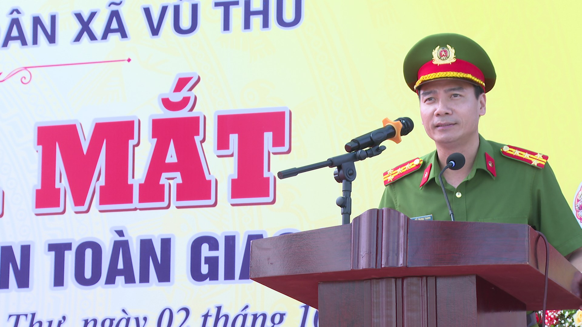 Ra mắt mô hình “Xã Vũ Thư an toàn giao thông”