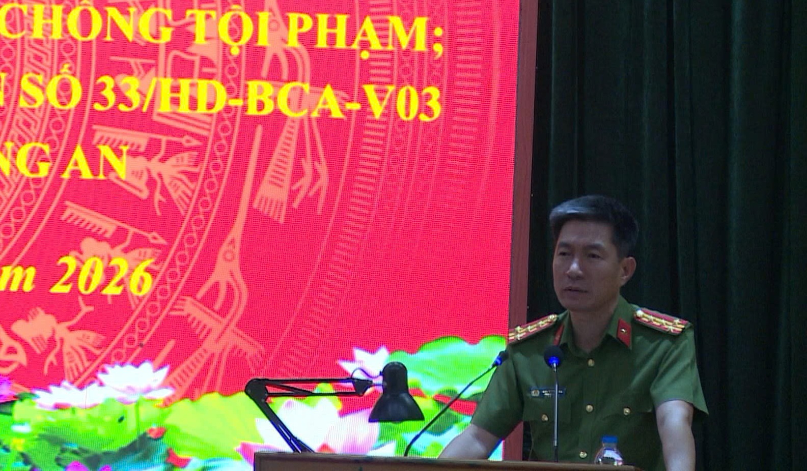 Giao ban công tác điều tra, xử lý tội phạm quý III/2026 của  hệ lực lượng Cảnh sát phòng, chống tội phạm