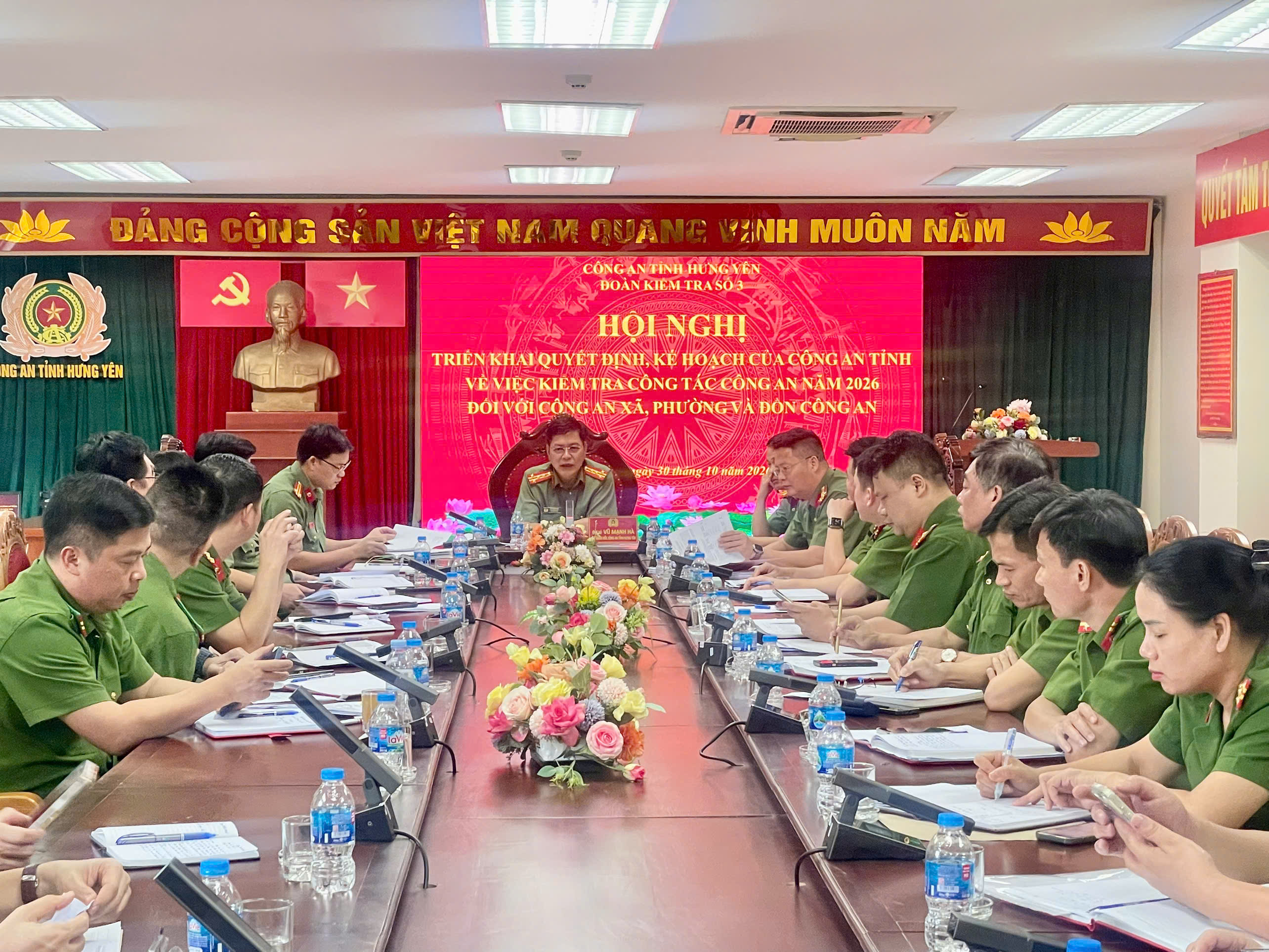 Công an tỉnh Hưng Yên: Triển khai quyết định, kế hoạch kiểm tra công tác công an năm 2026 đối với Công an các xã, phường, đồn Công an