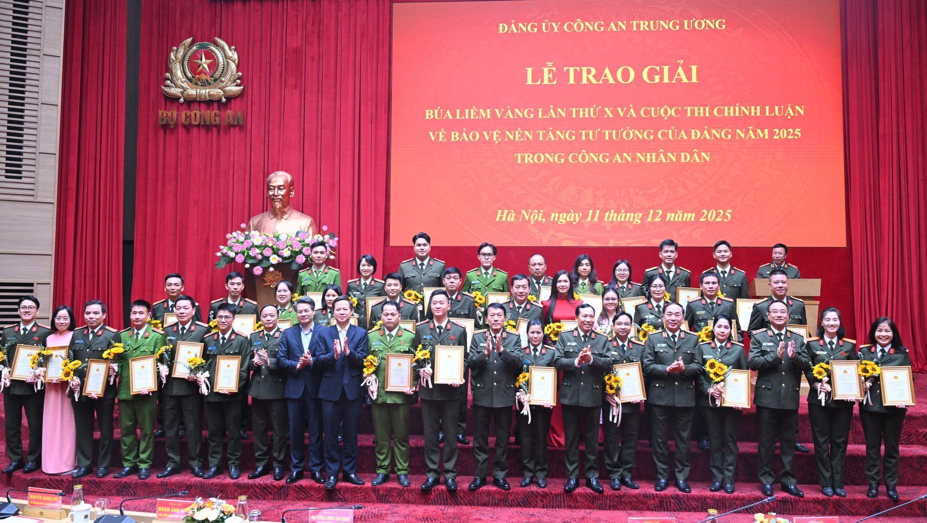 Thể lệ Giải báo chí về xây dựng Đảng (Giải Búa liềm vàng) lần thứ XI - năm 2026 trong CAND