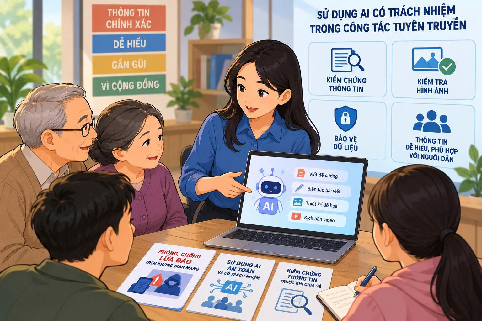 Ứng dụng AI có trách nhiệm trong công tác tuyên truyền