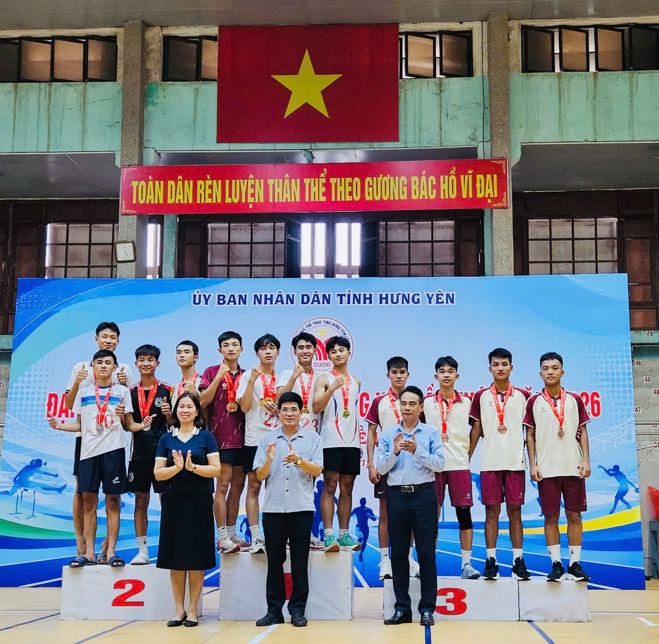 Đội tuyển Điền kinh Công an tỉnh giành 01 huy chương bạc, 05 huy chương đồng tại Đại hội Thể dục thể thao tỉnh Hưng Yên lần Thứ X năm 2026