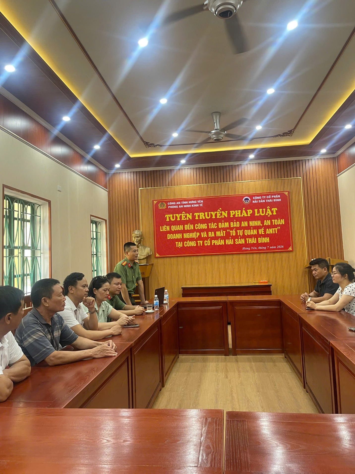 Nâng cao nhận thức pháp luật tại Công ty Cổ phần hải sản Thái Bình