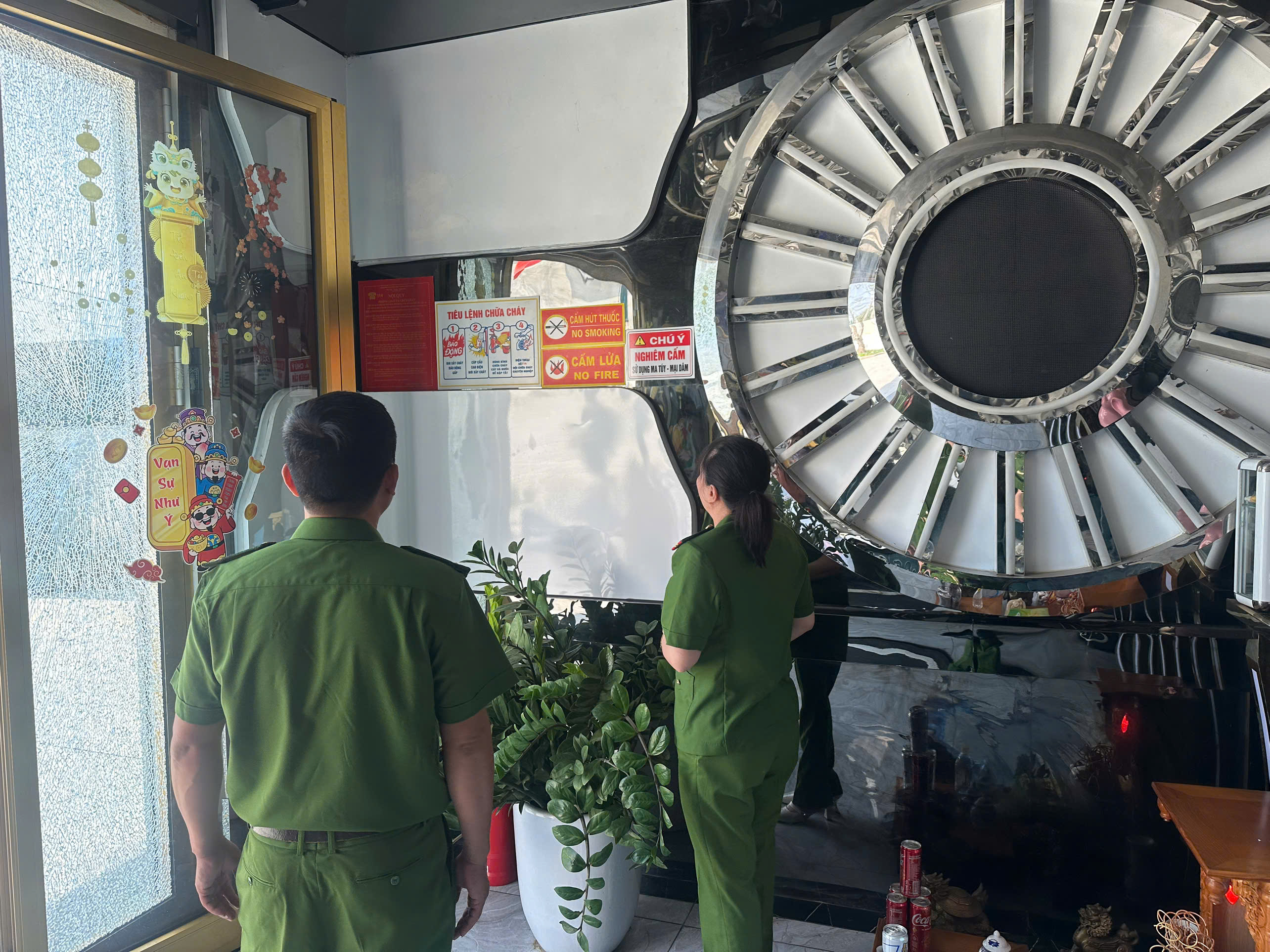 Công an xã Thái Ninh tăng cường kiểm tra công tác phòng cháy, chữa cháy tại các cơ sở kinh doanh có điều kiện trên địa bàn xã