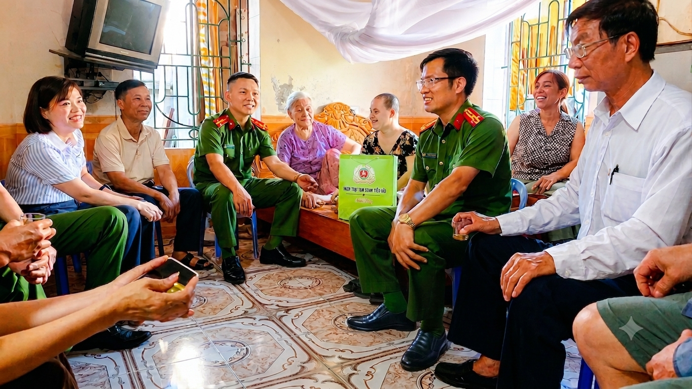 PHÂN TRẠI TẠM GIAM TIỀN HẢI – TRẠI TẠM GIAM SỐ 2  TỔ CHỨC THĂM, TẶNG QUÀ TRI ÂN CÁC GIA ĐÌNH LIỆT SĨ, NGƯỜI CÓ CÔNG VỚI CÁCH MẠNG NHÂN DỊP KỶ NIỆM 79 NĂM NGÀY THƯƠNG BINH - LIỆT SĨ