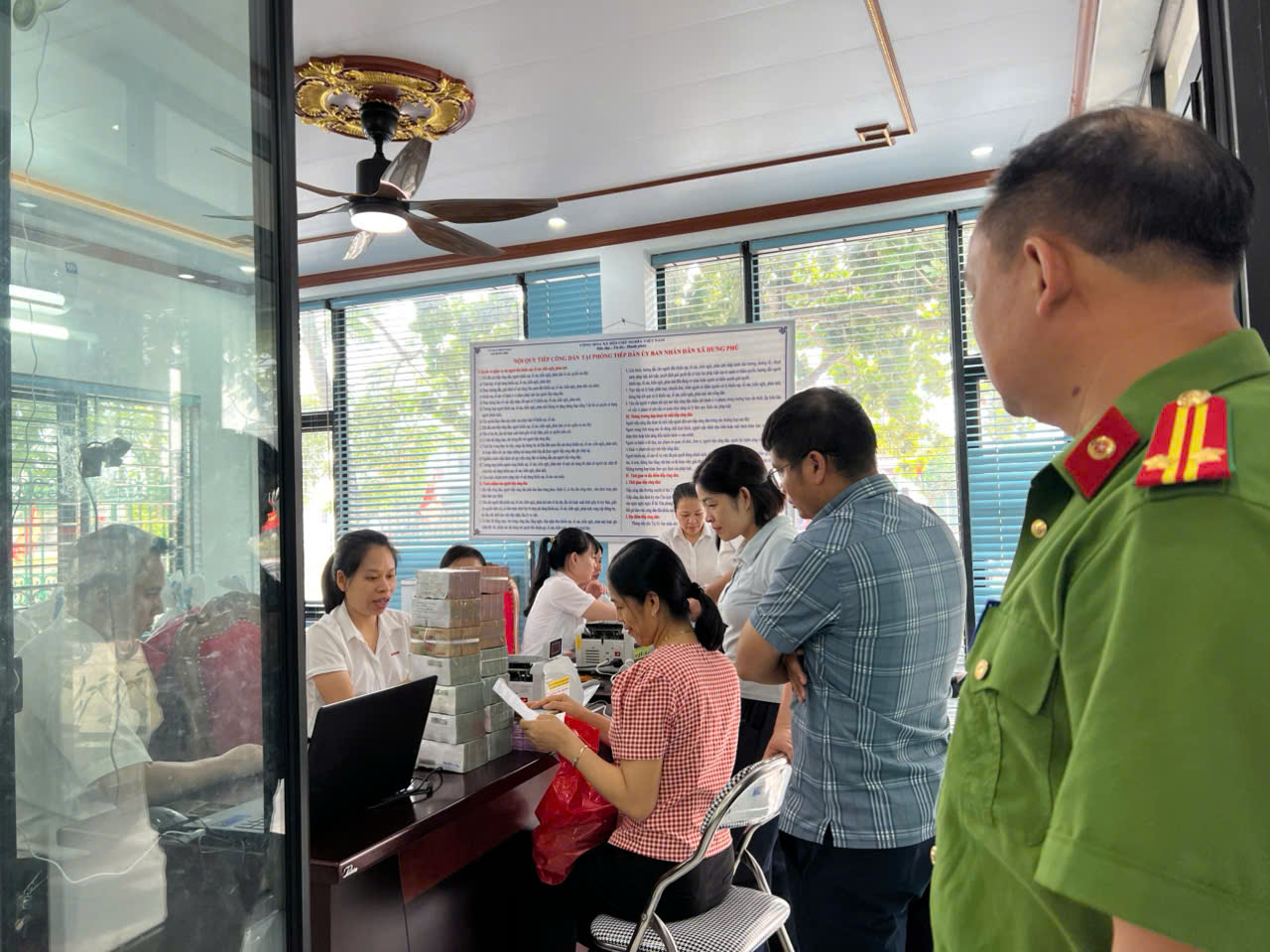 Công an xã Hưng Phú chủ động, quyết liệt bảo đảm an ninh trật tự, phục vụ hiệu quả công tác giải phóng mặt bằng dự án trọng điểm