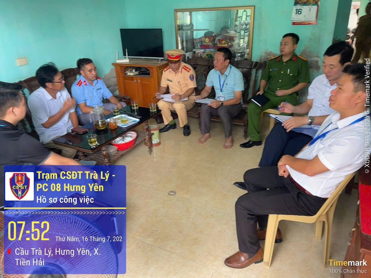 Trạm Cảnh sát đường thủy Trà Lý quyết liệt giữ bình yên tuyến sông Trà Lý