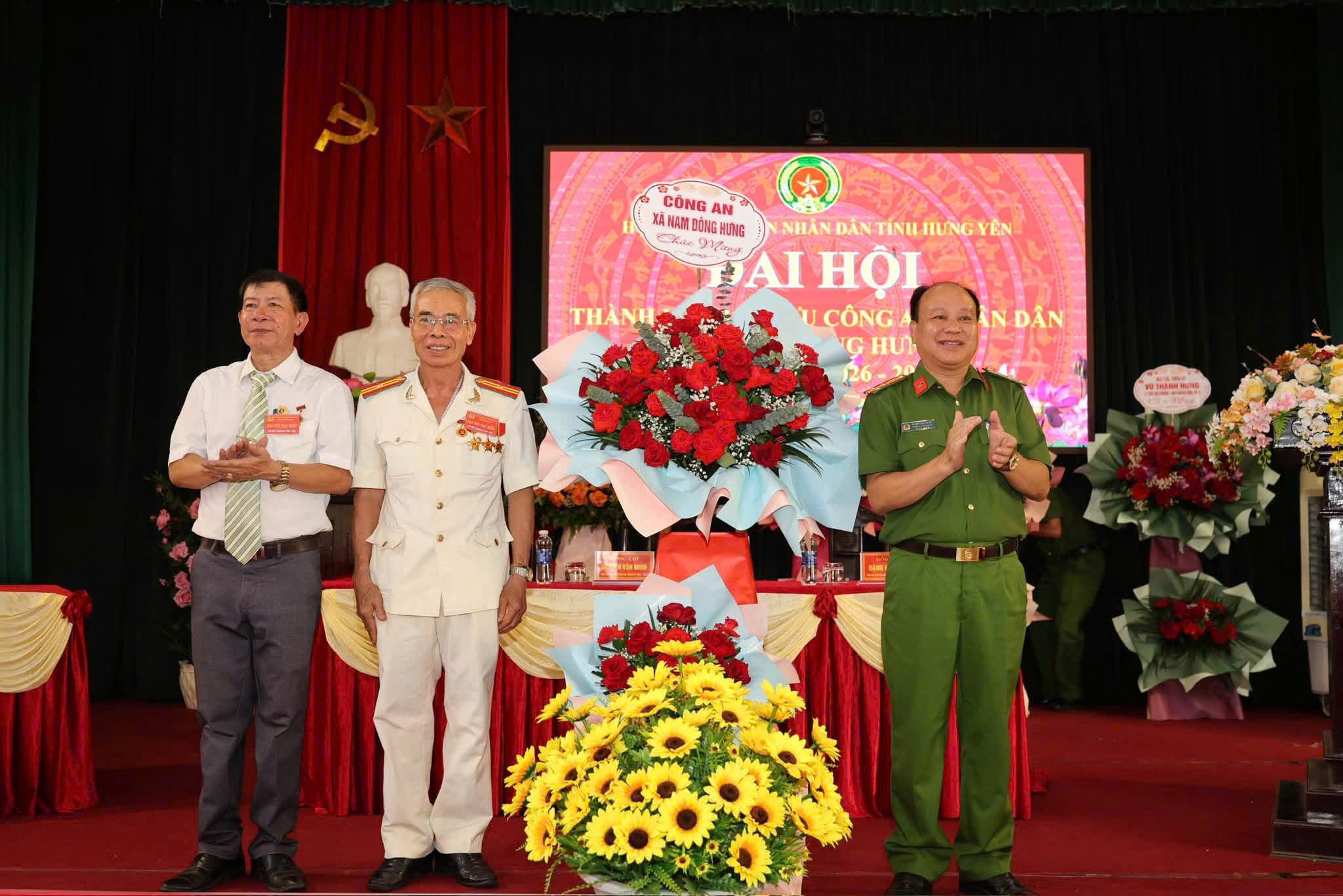 Công an xã Nam Đông Hưng phối hợp tổ chức thành công Đại hội thành lập Hội cựu công an nhân dân xã Nam Đông Hưng  nhiệm kỳ 2026-2031