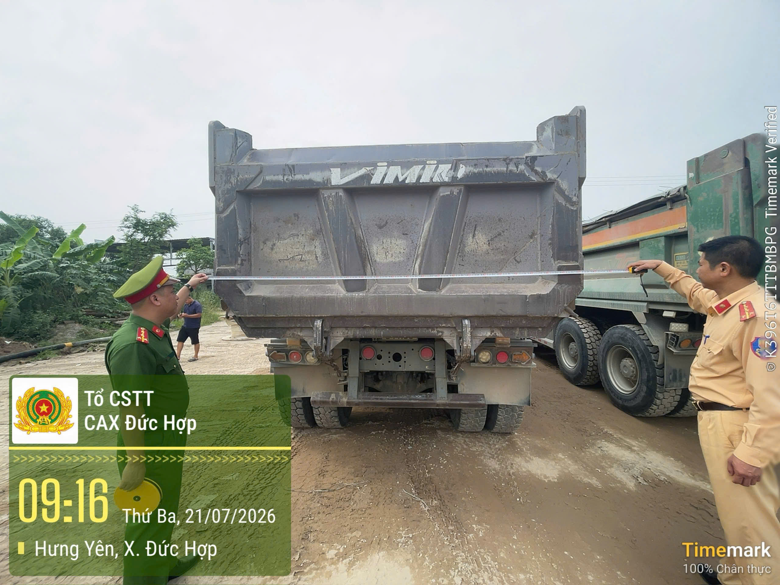 Công an xã Đức Hợp tổng rà soát các loại phương tiện giao thông trên địa bàn