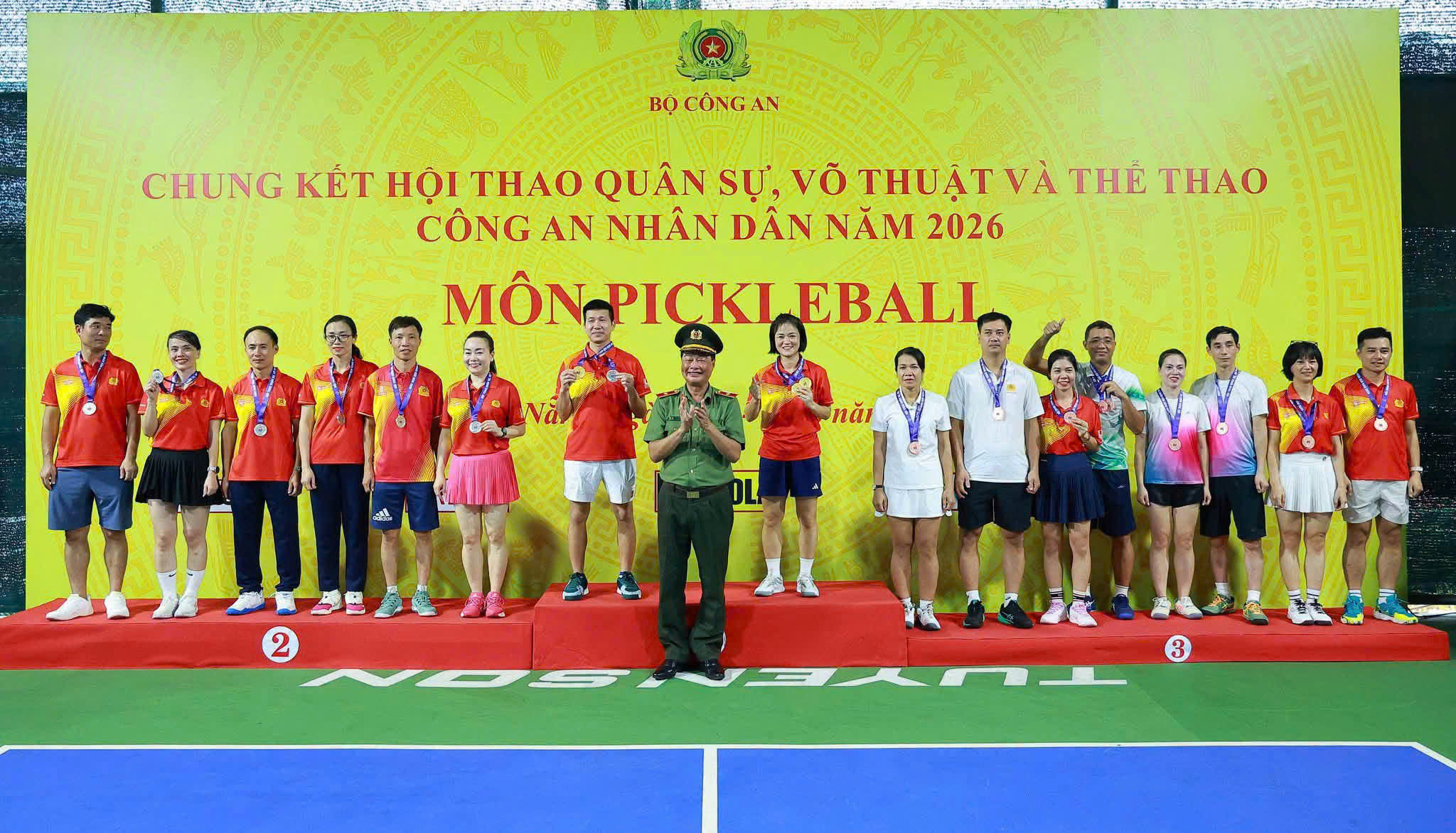 Đội tuyển Pickleball Công an tỉnh Hưng Yên xuất sắc giành thành tích cao tại vòng Chung kết Hội thao quân sự, võ thuật và thể thao Công an nhân dân năm 2026