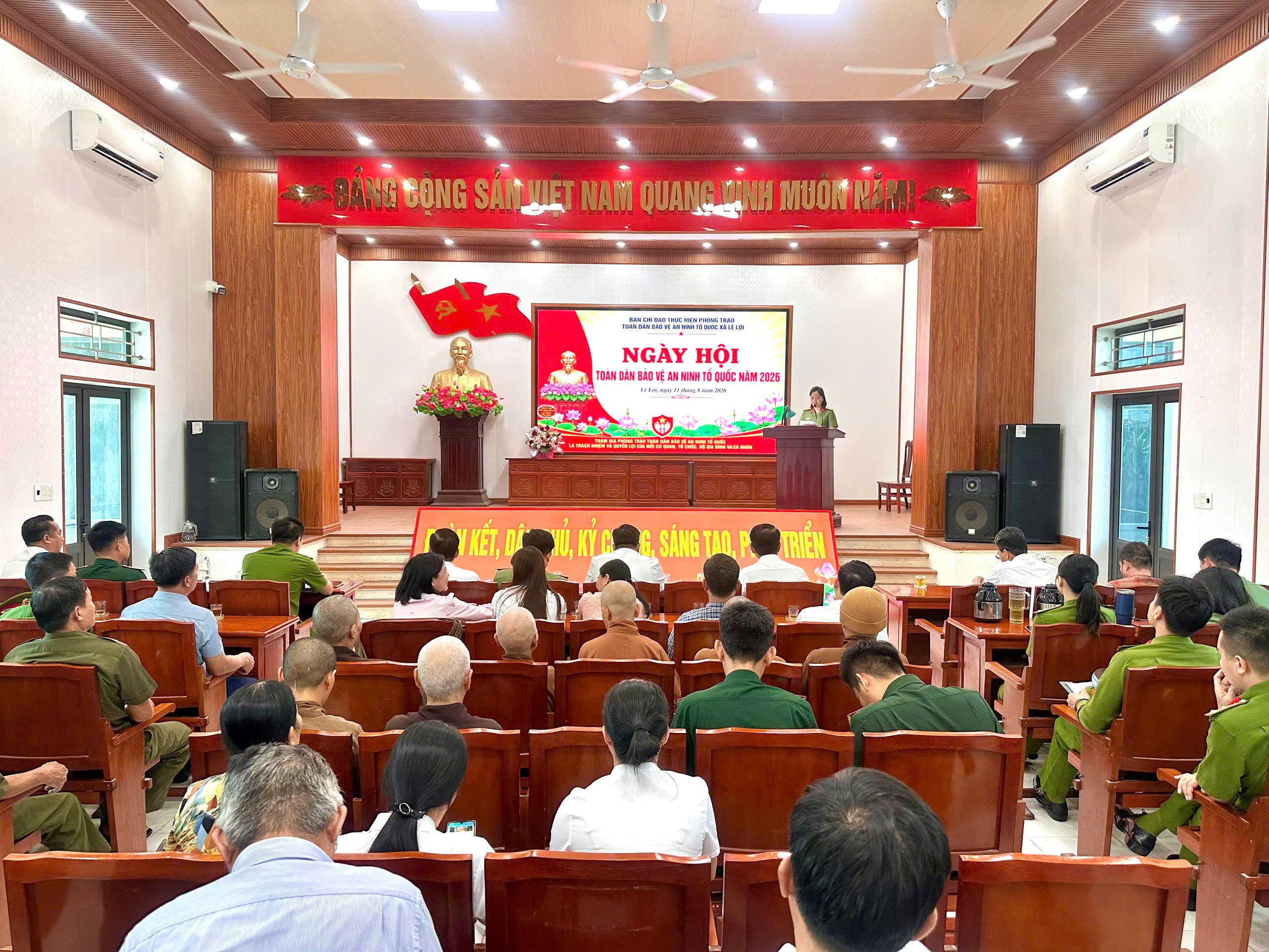 Xã Lê Lợi tổ chức Ngày hội toàn dân bảo vệ An ninh Tổ quốc năm 2026