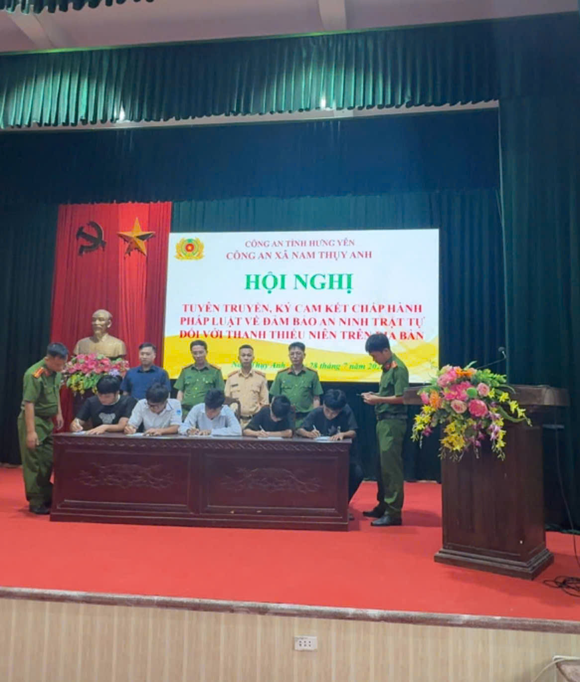 Tuyên truyền, phổ biến pháp luật góp phần phòng ngừa thanh, thiếu niên vi phạm pháp luật trên địa bàn xã Nam Thụy Anh