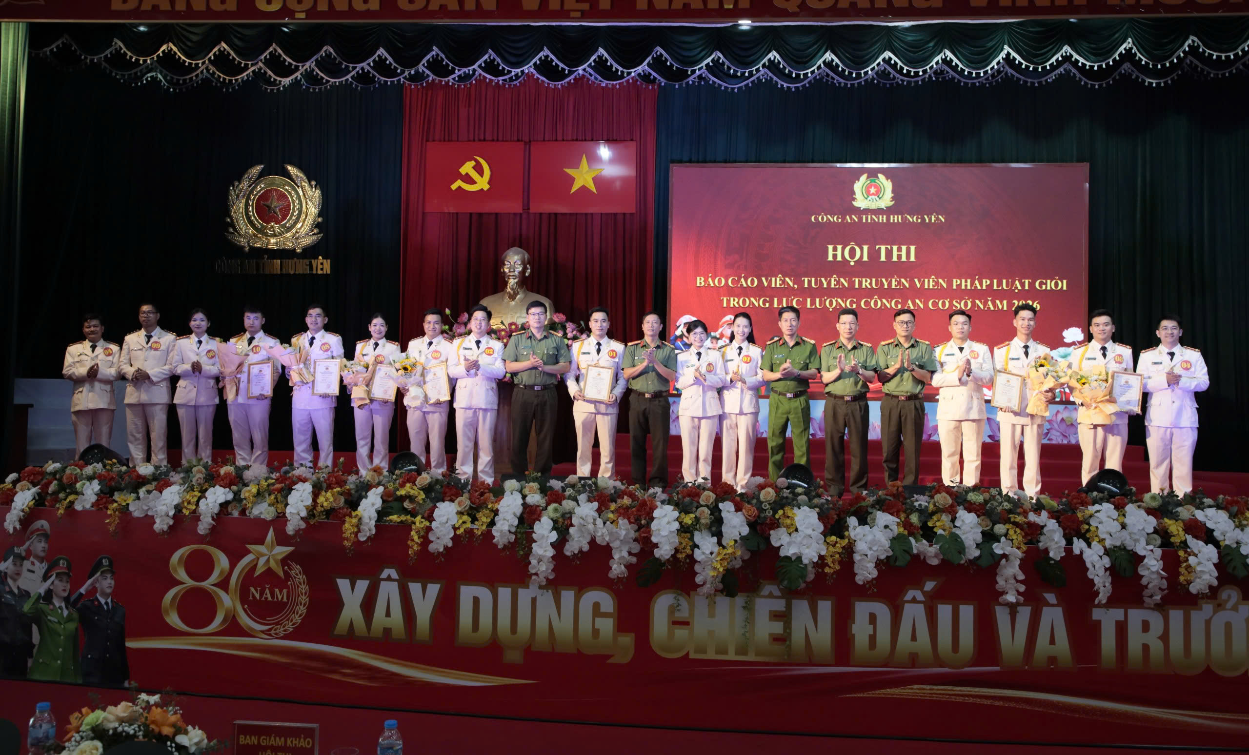 Bế mạc và trao giải Hội thi báo cáo viên, tuyên truyền viên pháp luật giỏi trong lực lượng Công an cơ sở năm 2026