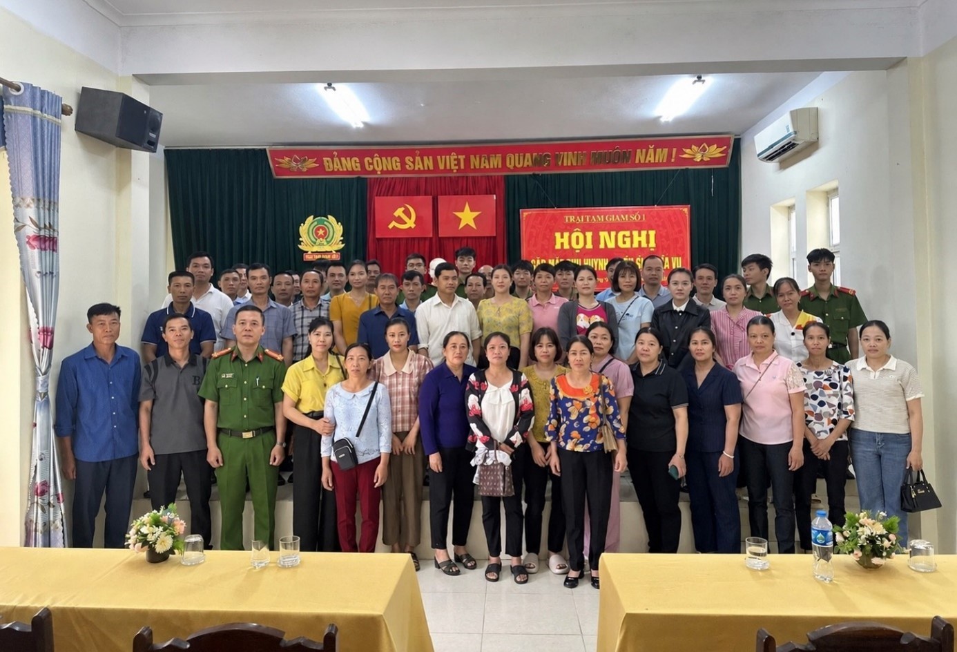 Trại Tạm giam số 1 tổ chức Hội nghị gặp mặt phụ huynh chiến sĩ nghĩa vụ Công an nhân dân tháng 10 năm 2026