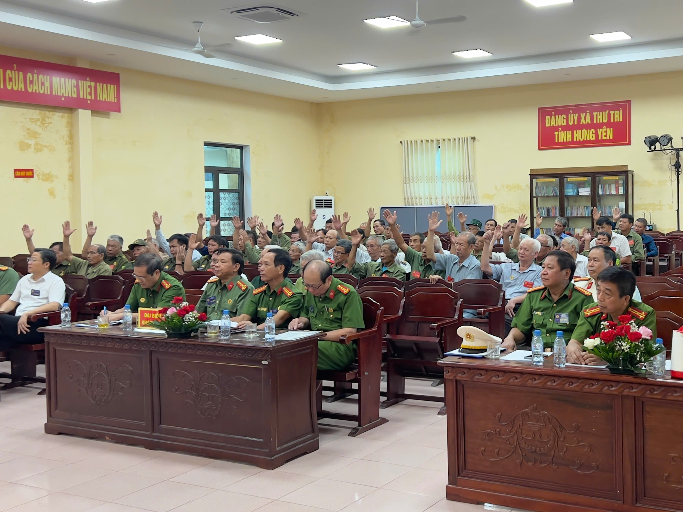 Công an xã Thư Trì phối hợp tổ chức thành công Đại hội thành lập Hội Cựu Công an nhân dân xã Thư Trì, nhiệm kỳ 2026 – 2031.