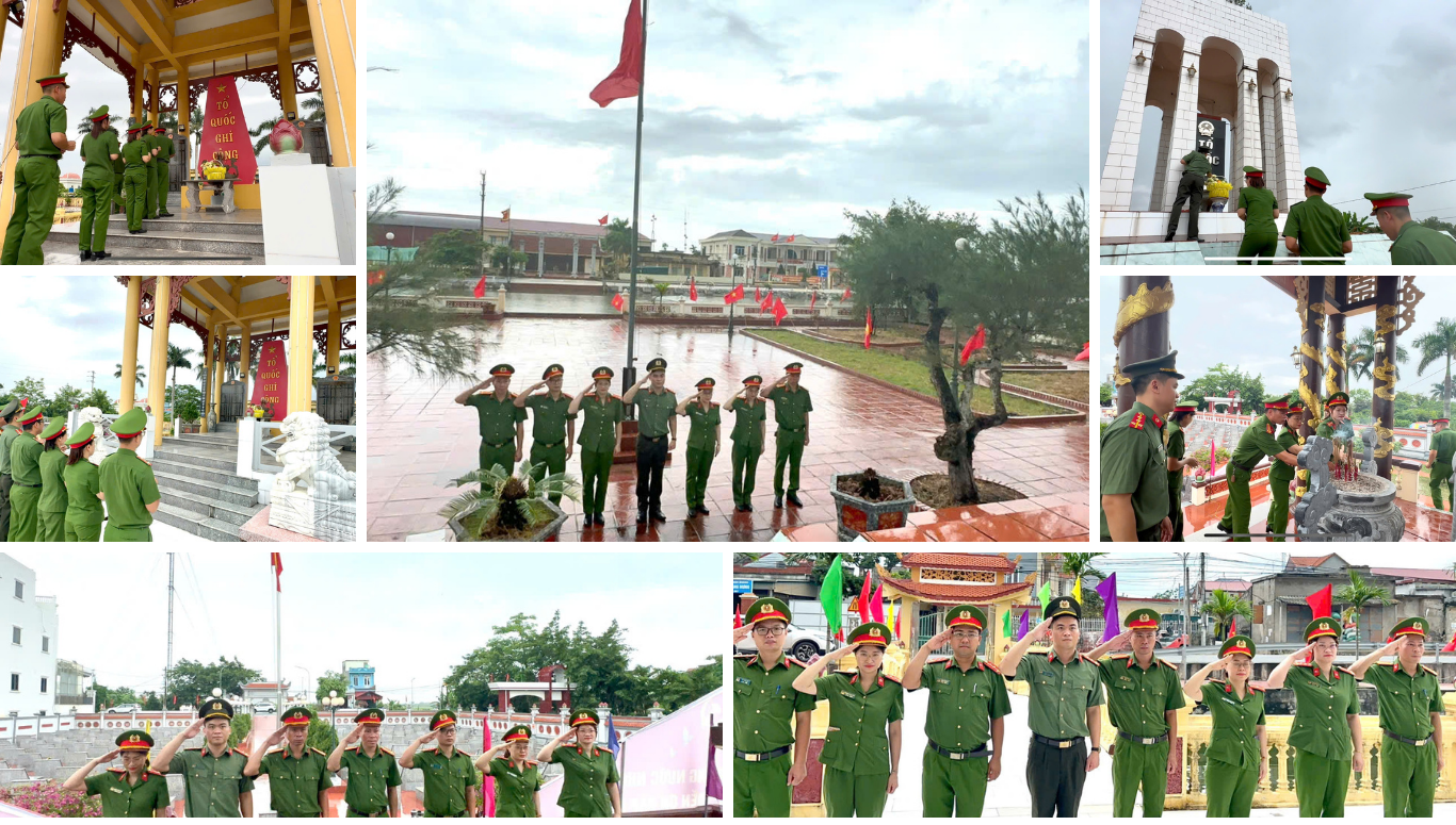 Công an xã Bình Thanh tri ân các Anh hùng liệt sĩ nhân kỷ niệm 79 năm Ngày Thương binh – Liệt sĩ