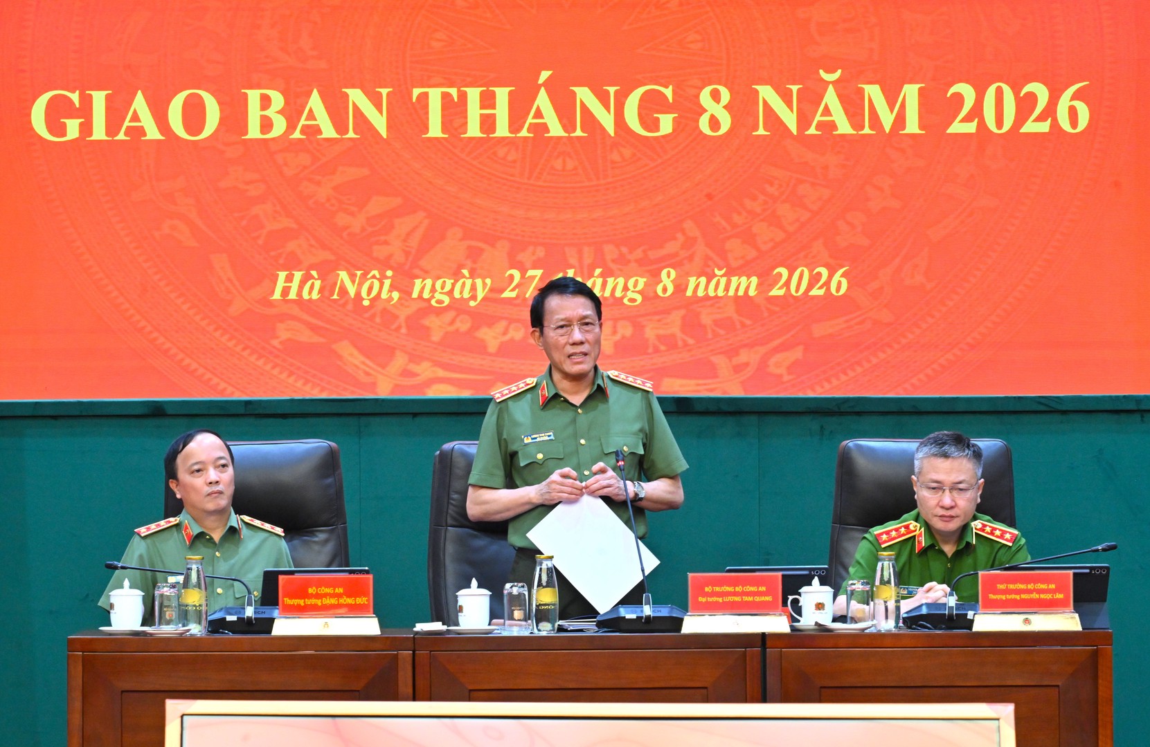 Củng cố vững chắc thế trận an ninh nhân dân và niềm tin của Nhân dân đối với lực lượng Công an