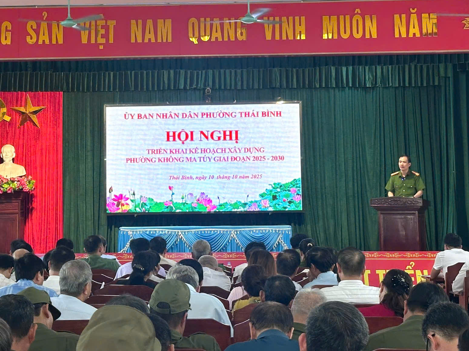 Quyết tâm xây dựng phường Thái Bình không ma túy giai đoạn 2025 - 2030