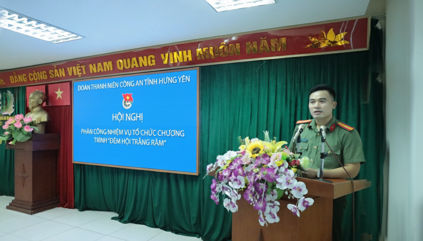 Ban Thanh niên, Ban Phụ nữ Công an tỉnh phân công nhiệm vụ tổ chức Chương trình “Đêm hội trăng rằm”