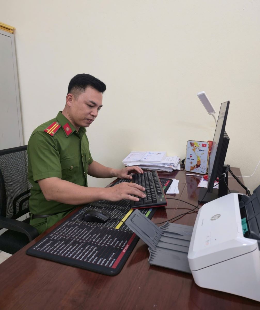 Công an xã Bắc Đông Quan chủ động bảo đảm an ninh, an toàn dữ liệu trong tiến trình chuyển đổi số